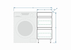 Stella Polare Мебель для ванной Мадлен 100 R – фотография-7